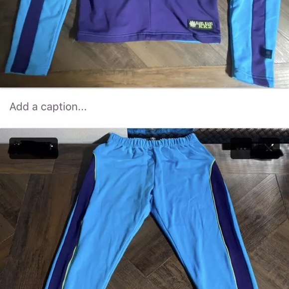 Vtg 90s Karl Kani KK2 WOMENS LARGE Crop Track Jacket & Pants Hip Hop Streetwear - Picture 3 of 12